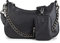 Berliner Bags Premium Umhängetasche Lola, Mittelgroße Schultertasche aus Leder, Crossbody mit Reißverschluss, Abendtasche mit Kette - Schwarz