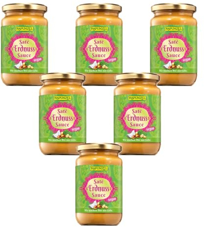 Rapunzel Bio Saté Erdnuss-Sauce (6 x 330 ml)