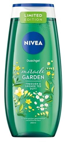 6er Pack - Nivea Duschgel Miracle Garden – Freesie & Grüner Tee – 250ml