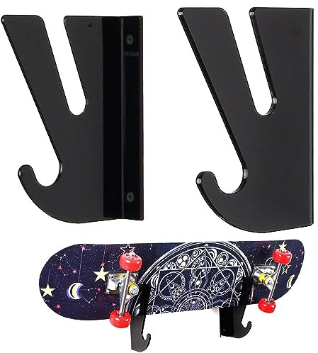 Skateboard Wandhalterung, Skateboard Halterung Wand, Longboard Wandhalterung, Skateboard ZubehöR Mit Modernem Design Zum AufhäNgen Ihres Skateboards, Surfskates Oder Longboards
