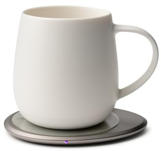 OHOM Ui 3 Self Warming Mug Set (Jasmine White)