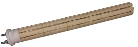 Resistencia ceramica termo electrico - 750w 230V Diametro 29x5 piedras - Longitud 265mm +-5mm