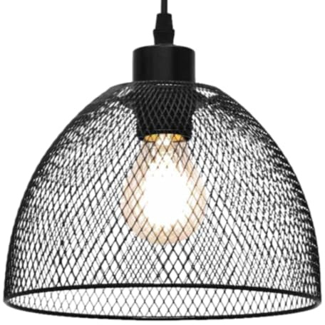 Cassidy - Medium Black Mesh Easy Fit Metal Pendant Shade