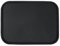 1x Noir 56cm x 41cm Rectangulaire Antidérapant Plateau - Grand Plastique Cuisine Nourriture Thé Café Dîner Tableau Boissons Plateau de Fête - par Argon Tableauware