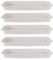 5pcs Plateaux de Plantes pour Pots, Soucoupe Jardinière, Plateaux de Plante en plastique, Soucoupes de Plantes Rectangular Flower Pot Drainage Trays pour intérieur extérieur, 48cmx19cmx2.5cm, blanc