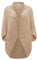 OPUS Damen Poncho/Cape | Strickcape AMARYLLIS Oversize mit Waffelstruktur macadamia, 0