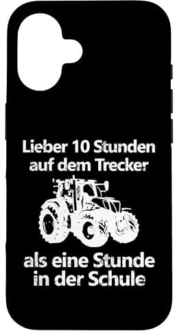Hülle für iPhone 16 Landwirtschaft Landwirt Bauer Trecker Traktor Schule Kinder
