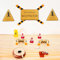 AKSXU Wichtel Zubehör Baustelle, 21Pcs Miniatur Wichtelzubehör Baustelle Set für Wichteltür Weihnachten Deko und 1/12 Puppenhaus,DIY wichtel Baustelle Einzug