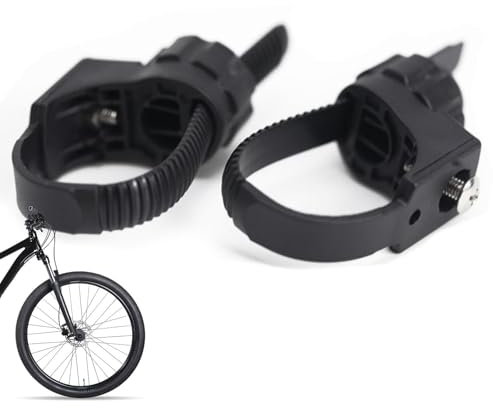 Moxeupon Befestigungsklemme Für Fahrradschutzblech, 2 Paar Halterungsadapter Für Fahrradschutzblech, Fahrradschutzblech-Gabelmontagehalterung, Fahrrad-Schutzblech-Hinterradgabel-Adapter