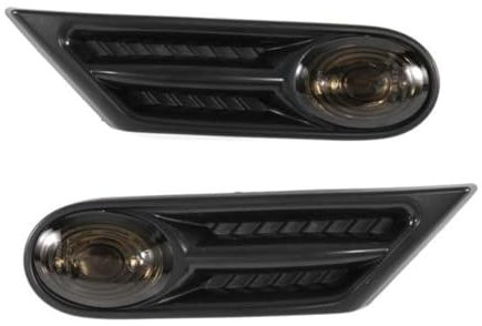 Bremslicht Seitenmarkierung für Maker-Anzeige-LED für Signallicht für BMW für MINI für COOPER R56 R57 R58 R59 2007–2013 OEM 63137260202 63137260201 Kfz-Rücklichtbaugruppen(Black Smoke)