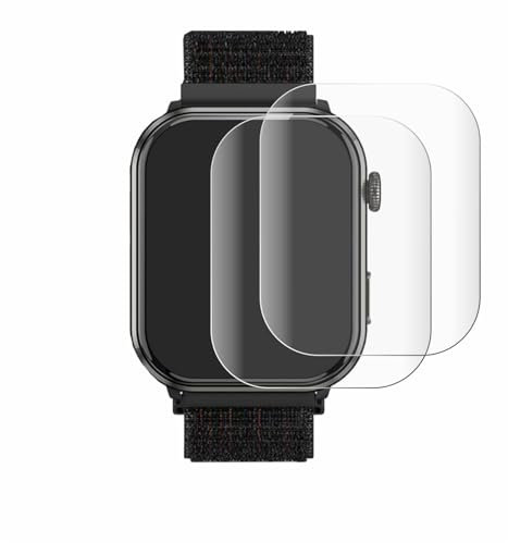 brotect 3D Curved Screen Protector compatible with Blackview R60 1.96 (2 Pack) - Full Screen Coverage