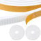 Dichtungsband Selbstklebend, 2 Rollen 12mm(B) x 6mm(D)/4m(L) Türdichtung Selbstklebend Fensterdichtung Fensterdichtungen Kunststofffenster Fenster Abdichten für Türen Fenster Schalldämmung, Weiß