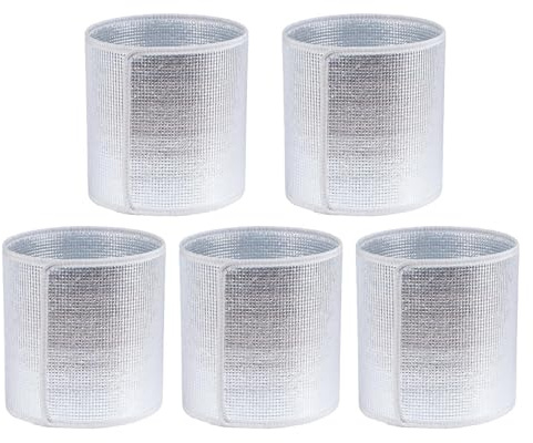 Lot de 5 housses de protection pour pots de fleurs, résistantes au vent et antigel, pour jardin, patio, balcon, arbres fruitiers, arbustes