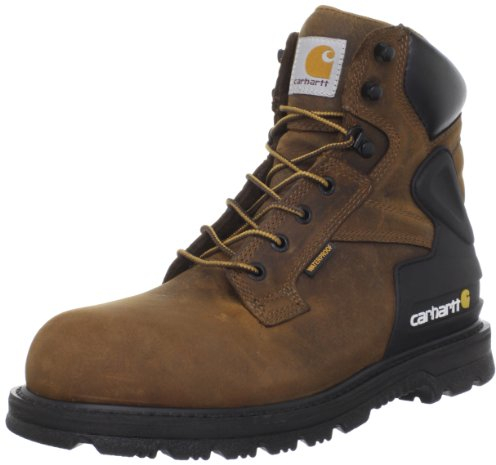 Carhartt Men's Heritage 6 Waterproof Steel Toe Work Boot CMW6200, Brown, 13M
