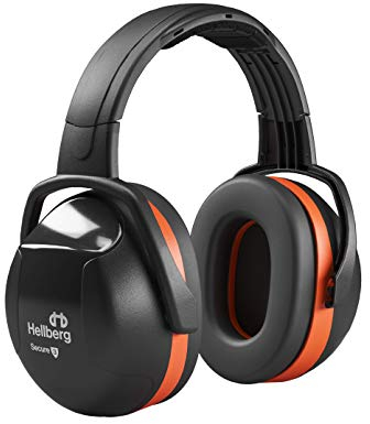 HELLBERG SAFETY Kapselgehörschutz Secure 3, 41003-001, Professioneller Gehörschutz für hohen bis extremen Lärm (Level 3)