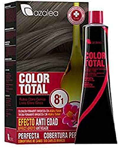 ALEA - Tinte Pelo Mujer - Color Total - Nº 8.1 - Color Rubio Claro Ceniza - Coloración Permanente en Crema - Aceite Argán y Tsubaki - Cobertura Total de Canas - Aclara 3 Tonos en Cabellos Naturales
