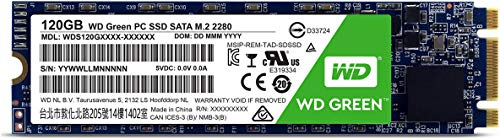 Western Digital SSD interne WD Green M.2 120 Go - SATA 6 Gbit/s 2,5