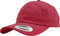 Flexfit Unisex 6245CM-Low Profile Cotton Twill Kappe, Cranberry, one Size