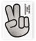4R Quattroerre.it 6334 Super geformter Aufkleber Respect for Biker, 10 x 12 cm