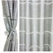 FKL DESIGN Home Deco Gardine Ösen - Vorhang - Halbtransparent Ösenvorhänge - Schlafzimmer Wohnzimmer Kinderzimmer - Vorhänge - Weich Fallende Gardinen - 2er Set - 145x245 cm - Silber Grau, AGV V25