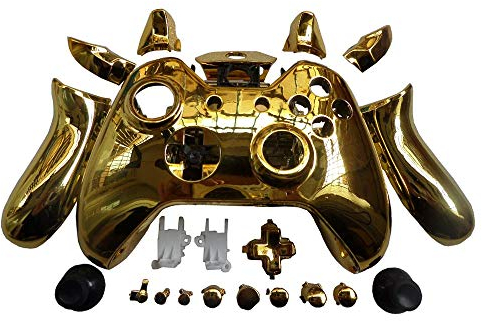 OSTENT Custodia Case Shell Full Controller Compatibile con controller wireless Microsoft Xbox One - Color Gold