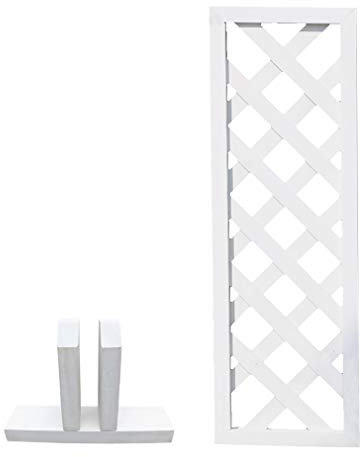 KDDEON Étagère à Fleurs en Bois Grille,Pot à Fleur avec Treillage,Support Pot de Fleur Escalade Clôtures Étagère À Fleurs Debout,Convient pour Intérieur/Cour/Balcon/Extérieur/Jardin