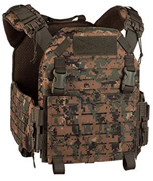 Invader Gear QRB Reaper Molle Plate Carrier Vest Lazer Cut QR Airsoft, Marpat