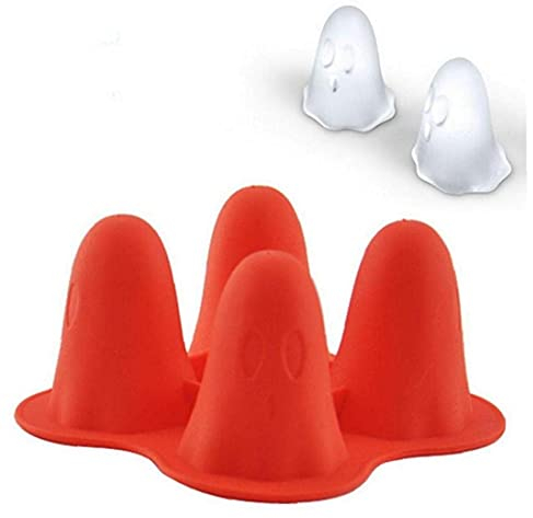 Onsinic Creative Halloween Party Ghost Ice Cube Tray Mold Silicone Customization