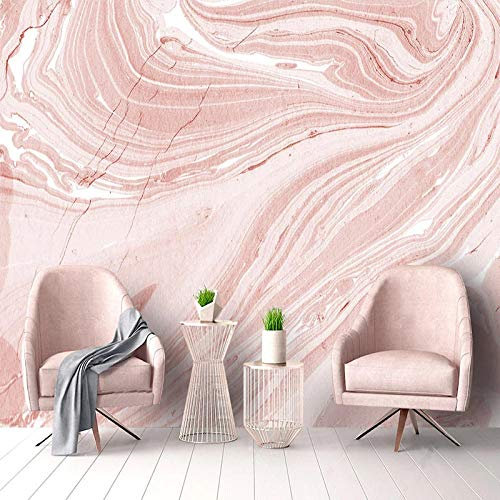 YXTSmurals Fond D'Écran 3D Mural Rose Mode Texture Marbre Papier Peint Intissé Tapisserie Murales Panoramique 3D Mur De Fond Tv Papier Peint Poster Murales