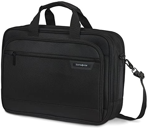 Samsonite Unisex-Erwachsene Classic 2.0 3 Compartment Briefcase Business Cases, schwarz, 39.62 cm