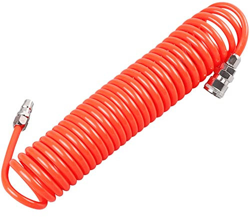 Tiardey 8mm5mm Recoil Hose, Elastic PU Air Compressor Hose for Cleaning Dedusting