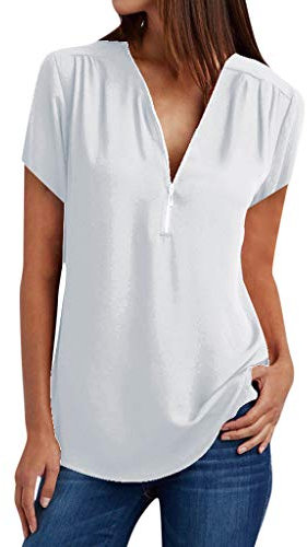 NNGOTD ausgefallene Pullover Damen bape Jacke pink Schuhe Sommer Tunika Kurzarm weihnachtstshirtdamen cordbluse Tshirt Langarm locker M