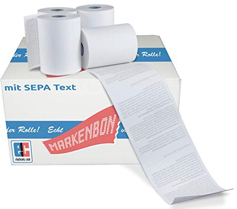 EC Cash Thermorollen (BPA-Frei) passend für Ingenico Desk/5000 [13m] (50 Rollen) - markenbon
