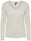 PIECES Pcbillo Ls V-Neck Lurex Stripes Noos