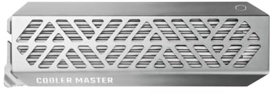 Cooler Master ORACLE AIR – NVME M.2 SSD-Gehäuse, großer Kühlkörper, zweischichtiges Aluminiumgehäuse bis zu 1000 MB/s, werkzeuglos, MOLLE-kompatibel, USB 3.2 Gen 2 Typ-C, für mehrere Plattformen, 130g