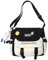 DKIIL NOIYB Frauen kawaii Umhängetasche Schultasche Multi-Pocket Crossbody bag Vielseitig Messenger Bag mit Anhänger Abzeichen