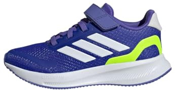 adidas Unisex Kids RUNFALCON 5 Shoes Kids, Lucid Blue/Cloud White/Cobalt Blue, 2 UK
