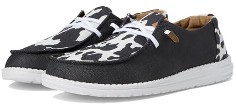 Hey Dude Wendy Animal, Schwarz/Kuh, 38 EU