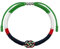 Cikiki Palästinensische Flagge Armband,Palästinensisches handgefertigtes gewebtes Armband,Handgewebter Palästinenser mit Flaggenständer Br Palästina