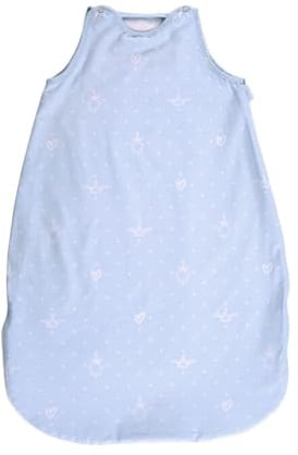 Lorelli Baby-Sommerschlafsack Summer, Länge 100 cm Breite 50 cm, 100% Baumwolle, Farbe:blau Sterne