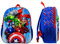 mybagstory Rucksack 3D Avengers Jungen – Blau – Kinder – Schule – Kindergarten – Kindergarten – Schulranzen für Jungen – verstellbare Träger – Geschenkidee – 30,5 cm, Avengers, Blau/Rot, Enfant