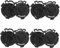 Hohopeti 4Paare Motorradhelm Visier Schnalle Befestigung Clips Helm Zubehör für Sicheres Befestigen und Einfachen Austausch von Visieren Passend für Helme