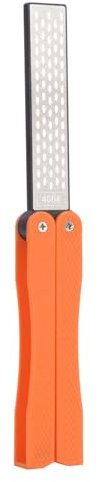 Affilatore Pieghevole Portatile a Doppia Grana 400# e 600# per Coltelli – Perfetto per Attività Outdoor, Campeggio e Cucina, Questo Affilatore Garantisce Lame Sempre Affilate ovunque