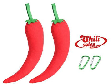 Eco-Fused Shoe Deodorizer - Chili Style look - 2 Pack (ChiliSoles, 2X)
