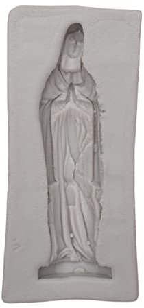 3D Virgen María Caucho de Silicona Flexible Apto para Alimentos Arcilla Resina Cerámica Dulces Fondant Chocolate Jabón