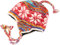 GURU SHOP Wollmütze mit Ohrenklappen, Norwegermütze, Wintermütze, Herren/Damen, Rot/bunt, Wolle, Size:One Size