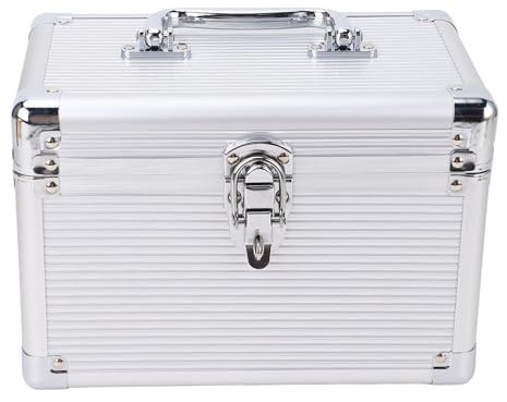 Scatola porta CD, custodia porta CD/DVD a 6 scomparti, organizza fino a 6 CD o DVD, organizer portatile per dischi, scatola porta DVD per casa, ufficio, auto