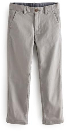 NEXT Jungen Chinohose mit Stretch Hellgrau 158