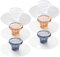 Angoily 6piezas Pomos Adhesivos Sin Perforación Para Armarios Transparente y Nublado Tiradores Para Muebles De Cocina y Baño