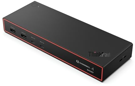 Lenovo ThinkPad Thunderbolt 4 Smart Dock Gen2 7500 - US - para portátil, pantalla de visualización, monitor - Capacidad de carga - 135 W - Compatible con pantallas Thunderbolt 4-4 - 8K @ 60Hz, 4K